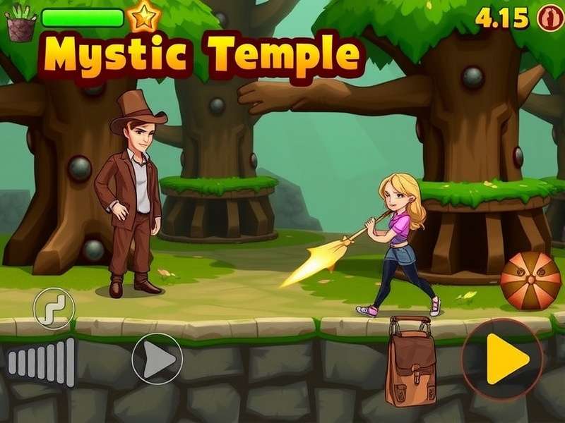 Mystic Temple Legend Runner Game Screenshot